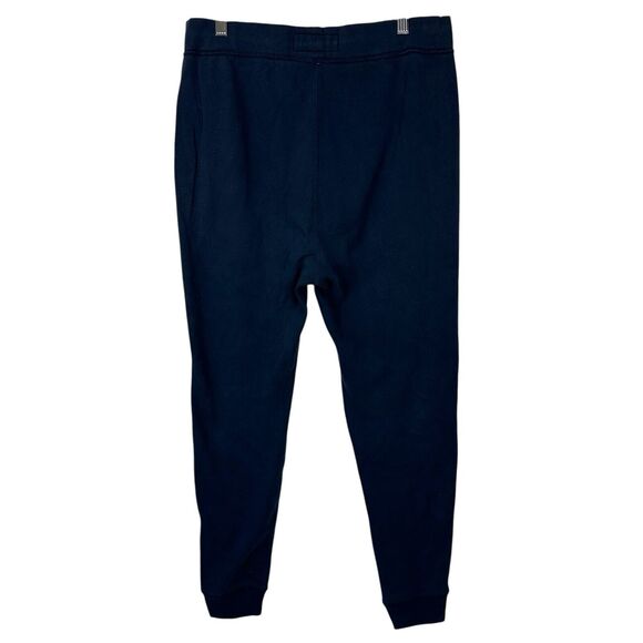 Vintage Y2K Abercrombie Fitch Sweatpants Women Small Navy Blue Logo Jogger - Picture 2 of 10